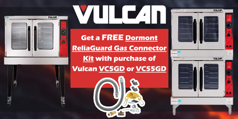 Free Gas Hose with Your Vulcan Convection Oven Purchase