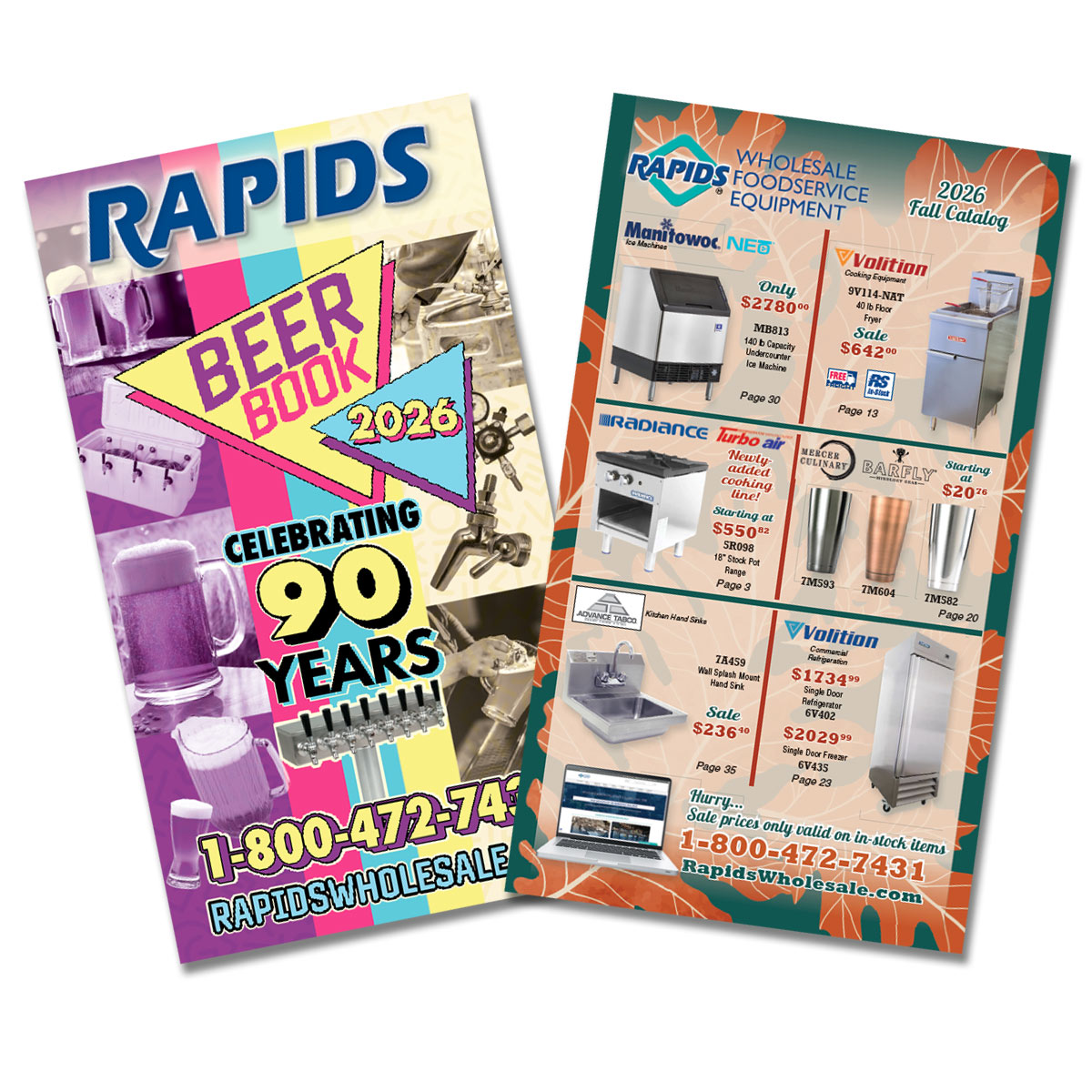 Rapids 2026 Beer Catalog and 2026 Sprint Catalog