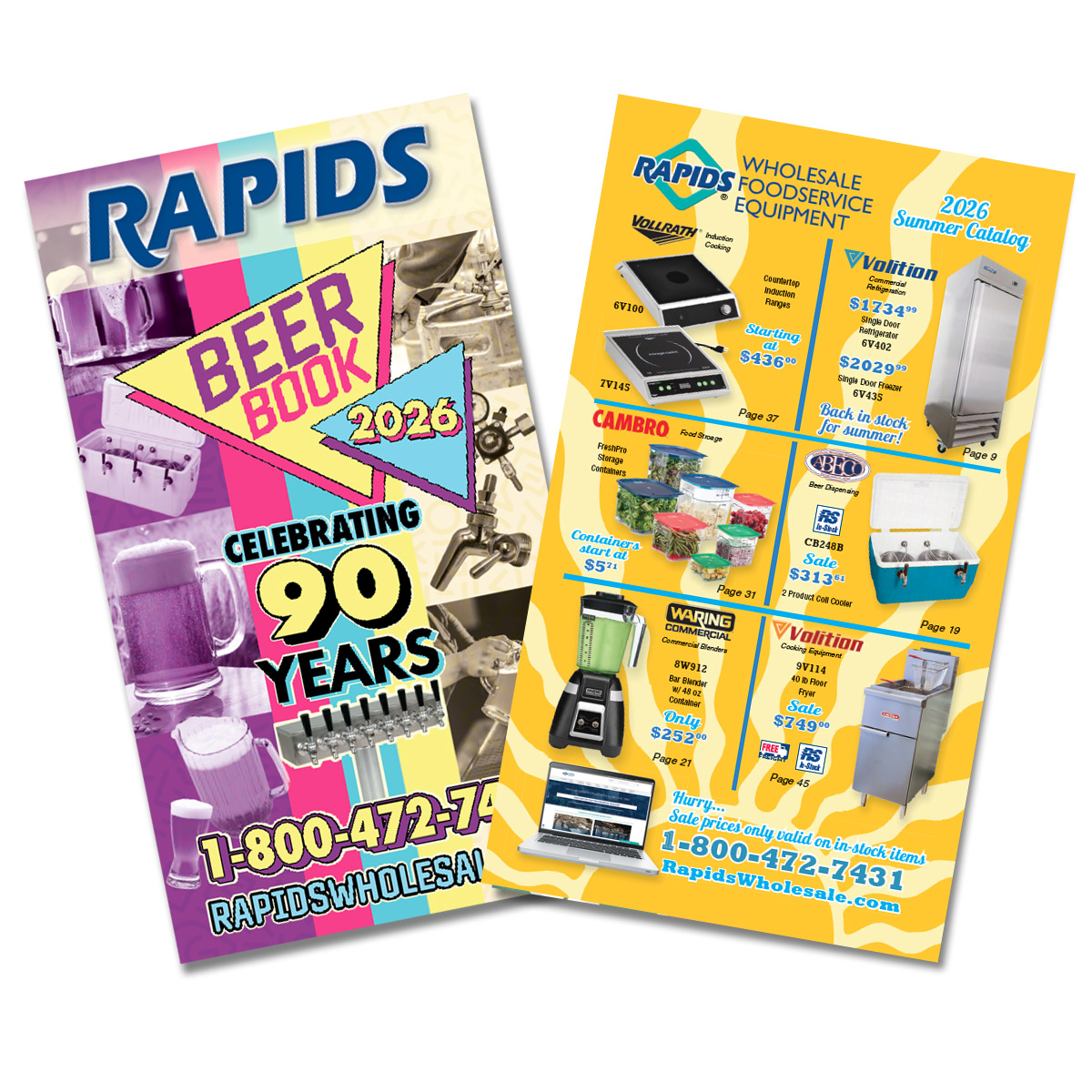 Rapids 2026 Beer Catalog and 2026 Sprint Catalog