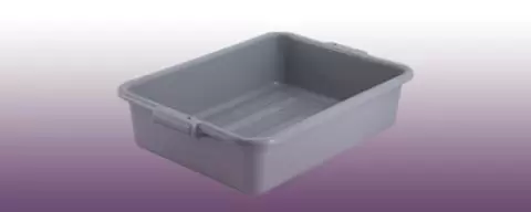 Restaurant Bus Tub 12-Pack 13 Liter Black - Commercial Restaurant Dish Bins With Handles Plastic Bus Tubs - View #8
