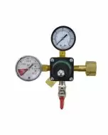 American Beverage Double Gauge Beer Gas Regulator | Corny Kegs