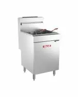 Vulcan LG500 65-70 lb Economy Single Tank Gas Floor Fryer | LP | Stainless