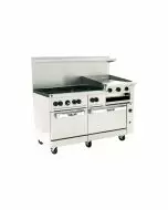 Vulcan 60SS-6B24GB Endurance 60" 6-Burner Range w/ 2 Ovens | 24" Griddle/Broiler