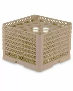 Vollrath 20 Compartment Dishwasher Glass Rack with 6 Extenders | 13-7/16"H