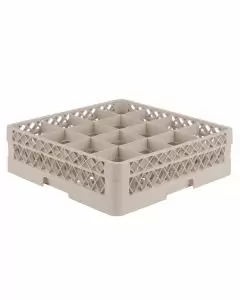 Vollrath 16 Compartment Dishwasher Glass Rack with 1 Extender | 5-9/16"H
