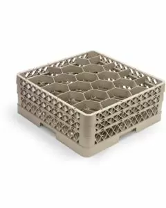 Vollrath 20 Compartment Glass Rack with 2 Extenders | 7-1/8"H