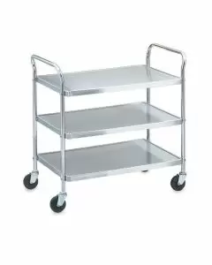 Vollrath 2-Shelf Metal Utility Cart | 500 Lb Capacity | Knocked Down