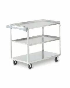Vollrath 3-Shelf Stainless Steel Utility Cart | 500 Lb Capacity