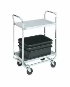 Vollrath 2-Shelf Stainless Steel Utility Cart | 500 Lb Capacity