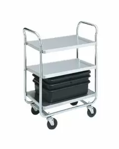 Vollrath 3-Shelf Stainless Steel Utility Cart | 400 Lb Capacity