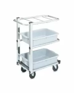 Vollrath 3-Shelf Cantilevered Utility Cart