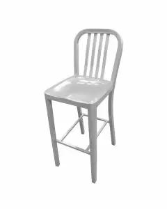 Oak Street BM-252-ALM Navy Series Indoor/Outdoor Barstool