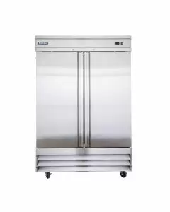 Volition ERB2X-SS Two Solid Door Two Section Reach-In Upright Refrigerator | 54"
