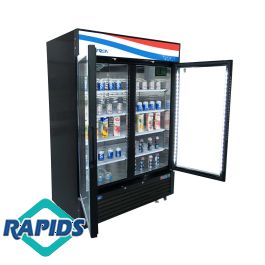 Atosa MCF8733GR Glass Door Refrigerator Merchandiser | Two Section