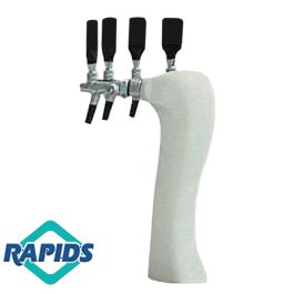 beer tap ice fishing pole 14" Tall Polished Stainless Steel 3-Faucet Draft Tower and quick access for your next trip! Perlick PT-F-4B Ice Frosted Beer