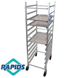 Bus Pan Rack Aluminum Bun Pan Rack | 18-Pan End Load | Channel 406AKD