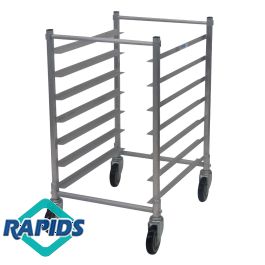 Aluminum Bun Pan Rack | 7-Pan Half Height End Load | Channel 426AKD