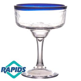 Solera 16oz Margarita Glass Clear Textured Design - Pack of 12