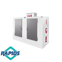 Ice Bag Merchandiser | Leer L100AS 2-Door Outdoor Ice Bag Freezer
