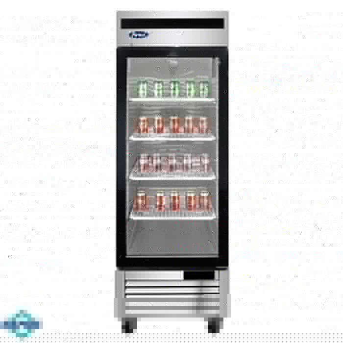 Atosa MCF8705GR One Section Single Door Refrigerator Merchandiser