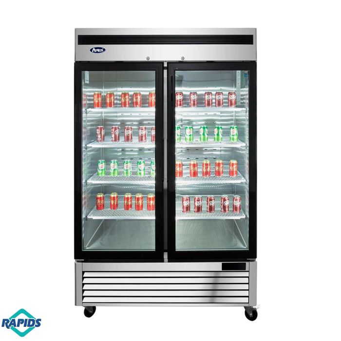 Atosa MCF8703GR Two Section Two Door Freezer Merchandiser | 55