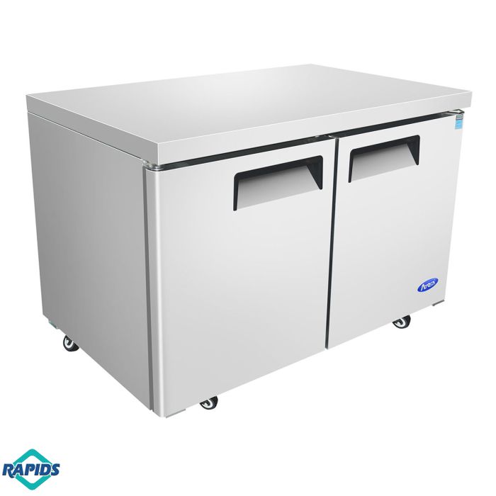 Atosa MGF8402GR Two Door Dual Section Undercounter Reach-In