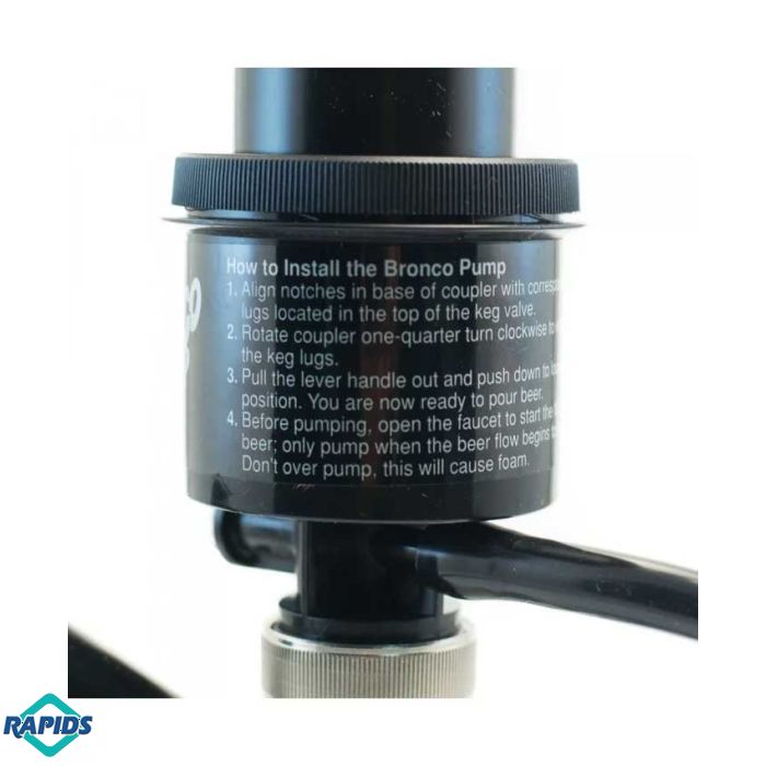 Taprite PP601 Bronco Keg Party Pump | Compact, Portable Beer Pump