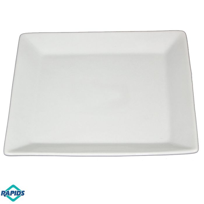 White Ventura China Dinnerware | Wholesale Square Plates