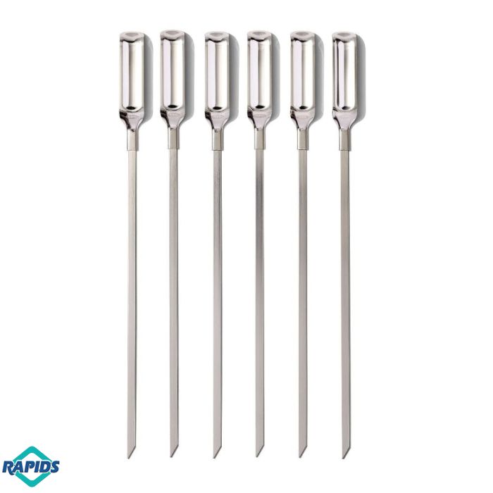 OXO Good Grips 6-Piece Grilling Skewer Set - Thumbnail 3