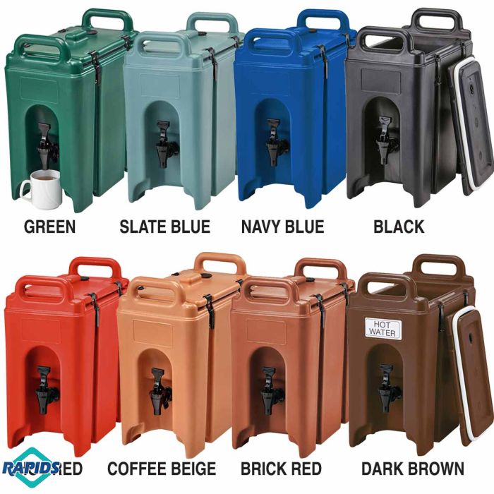 2点セット　価格米軍　実物　CAMBRO キャンブロ　ウォータージャグ Cambro 250LCD 2.5 Gal Thermal Beverage Dispenser – Durable & Insulated