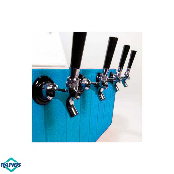 American Beverage 4 Faucet Beer Cooler | 48 Qt. Picnic Dispenser