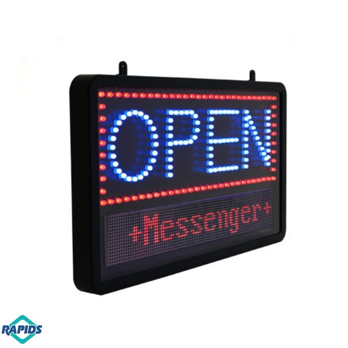 Alpine ALP497-10 Programmable LED Open Sign with Remote