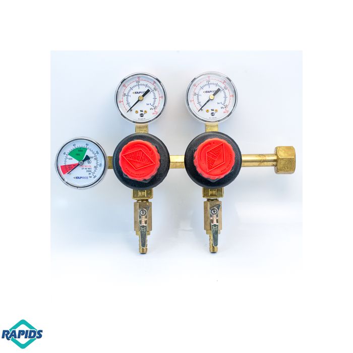 Taprite T752HP High-Performance Dual Keg CO2 Regulator - Frost Buster