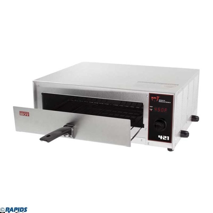 Stainless Steel Countertop Pizza / Snack Oven with Adjustable Thermostatic hot Contr