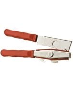 Taylor Hand-Held Manual Can Opener, Ergonomic Silicone Grip | Red
