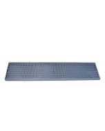 45" x 5-3/8" Beer Drip Tray - Long - Countertop with Drain - Stainless Steel