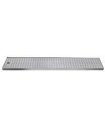 American Beverage 60" x 8" Beer Drip Tray - X Long - Countertop with Drain -Stainless Steel