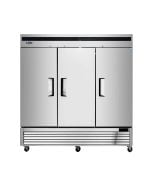 Atosa MBF8504 Three Solid Door Three Section Reach-In Freezer
