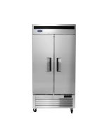 Atosa MBF8506GR Slim Two Solid Door Two Section Reach-In Refrigerator | 39"