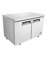Atosa MGF8406GR Two Door Dual Section Undercounter Reach-In Freezer