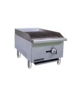 Adcraft BDECTC-16/NG Black Diamond Radiant Gas Charbroiler, 16" W