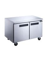 Dukers DUC48F Two-Section Reach-In Undercounter Freezer