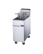 Dukers DCF4-NG Gas 50 lb. Floor Fryer | NG