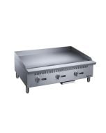 Dukers DCGM36 Gas Countertop Griddle | 3 Burner, 36"