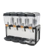 Eurodib CD4J 12 Gallon Juice & Ice Tea Dispenser | 4 Tanks