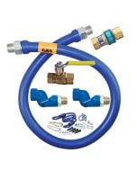 Dormont Blue Hose & Swivel MAX Gas Connector Kit, 3/4" X 48"      