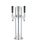 Olmstead Angled Top Stainless Steel Tower, Two Faucet | NSF
