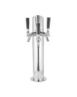 Olmstead Angled Top Stainless Steel Tower, Three Faucet | NSF