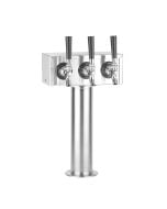 Olmstead 153A-3 Stainless Steel Triple Faucet Tower