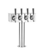 Olmstead 153A-4-GLY Stainless Steel 4 Faucet Tower for Glycol